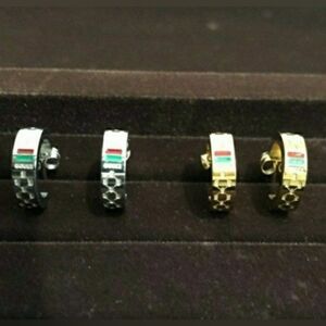 Stainless Steel Small Open Hoop Fashion Earrings